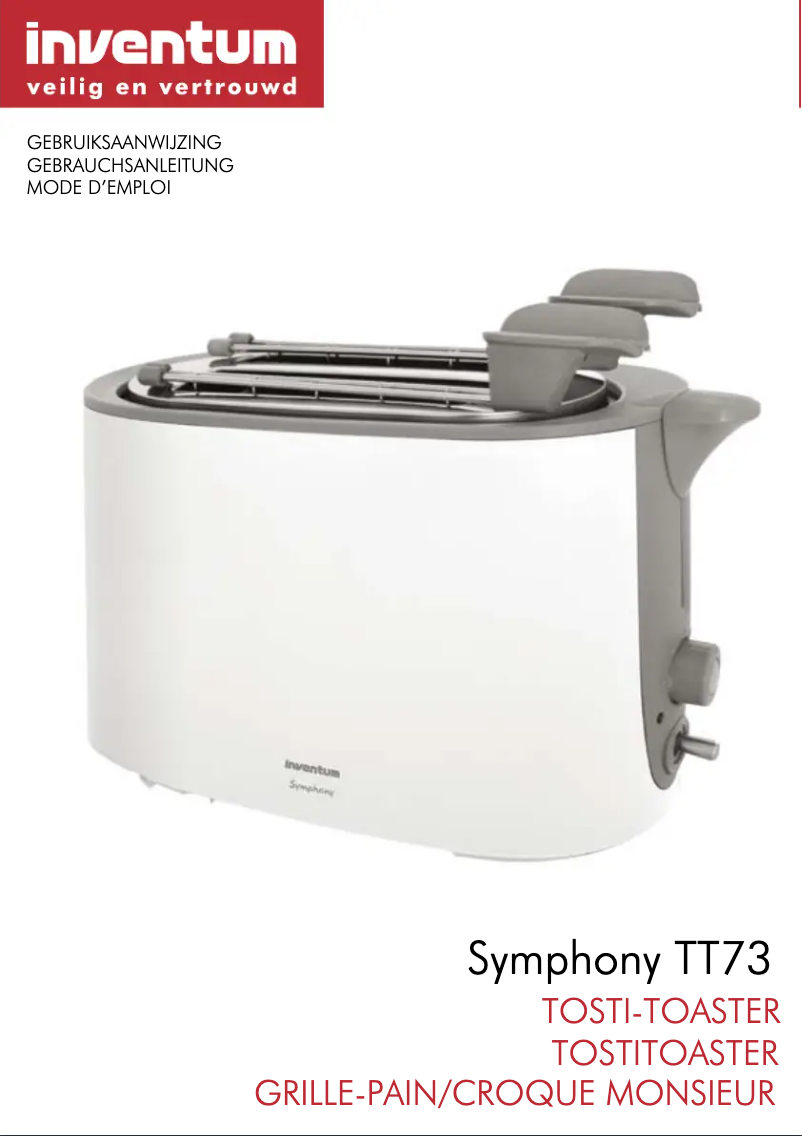 Image de la première page du manuel de l'appareil Symphony TT73