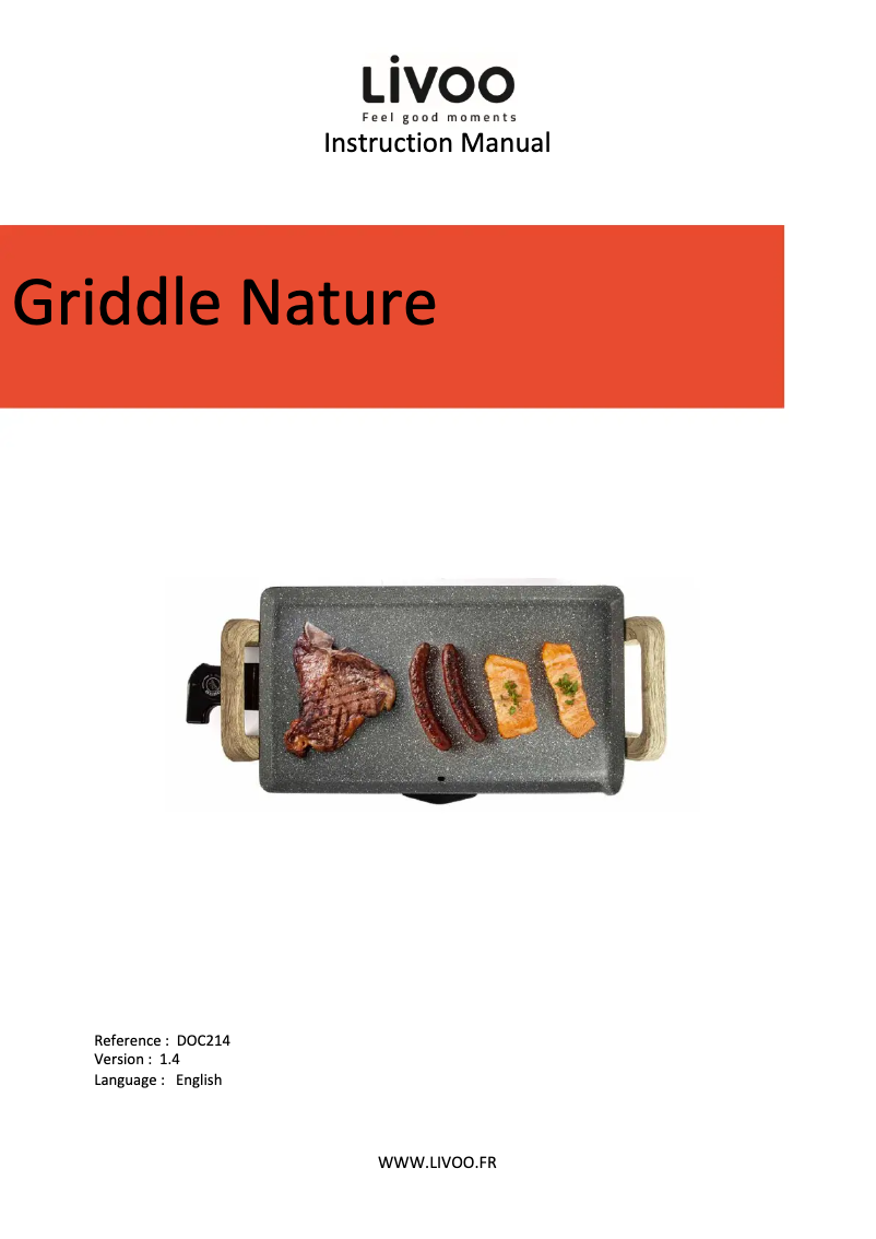 Image de la première page du manuel de l'appareil DOC214