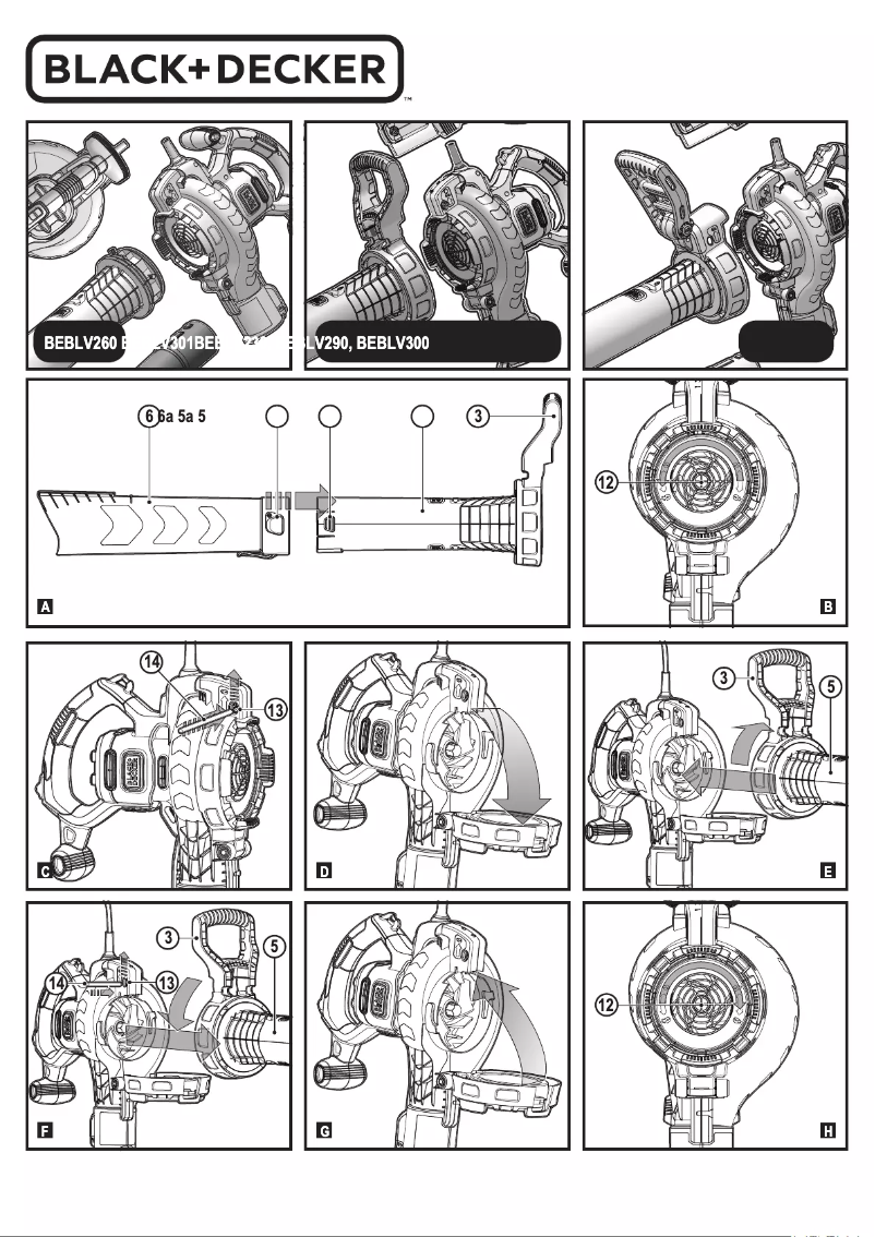 Page n°1 - Manuel utilisateur Black & Decker BEBLV290