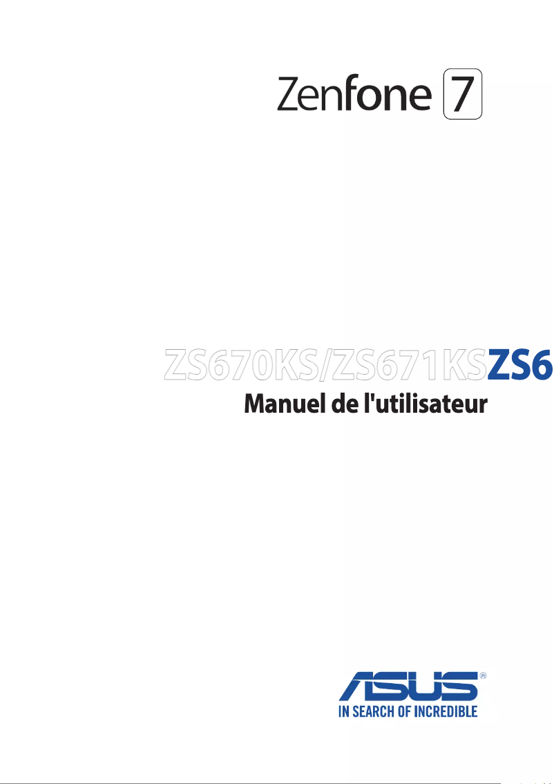 Página 1 del manual Manual de usuario Asus Zenfone 7 Pro