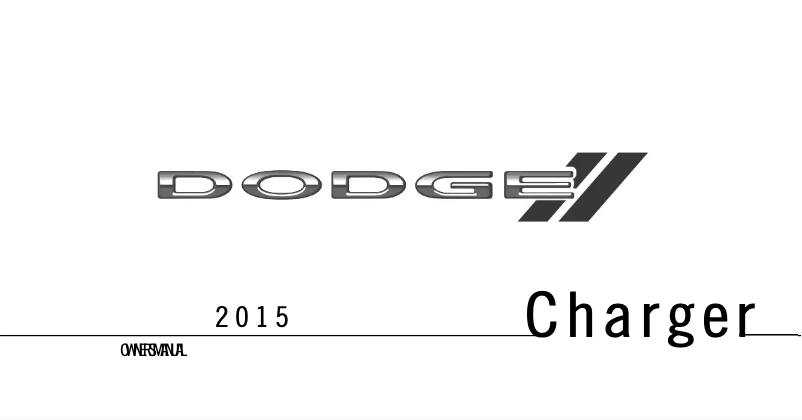 Imagen de la primera página del manual del dispositivo Charger (2015)