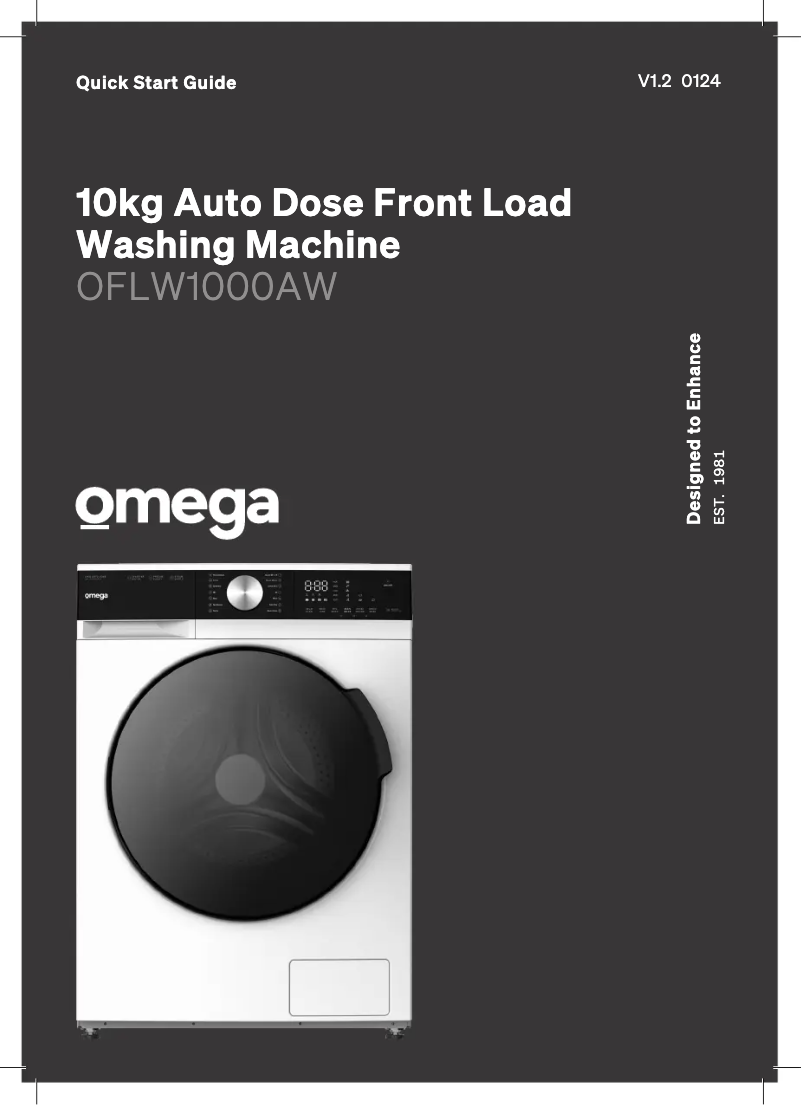 Page n°1 - Guide de démarrage rapide Omega OFLW1000AW