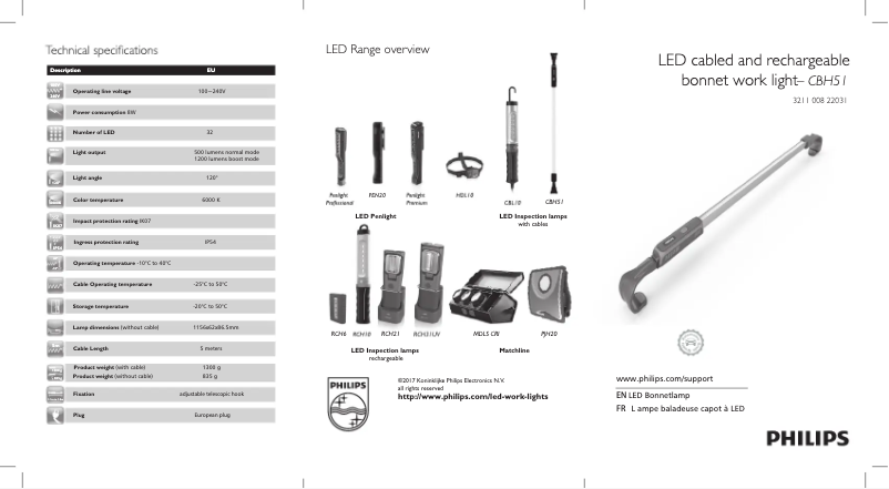 Page 1 de la notice Manuel utilisateur Philips LPL45X1