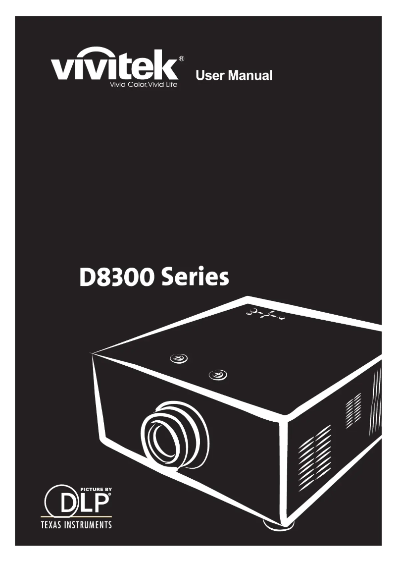 Page n°1 - Manuel utilisateur Vivitek D8300