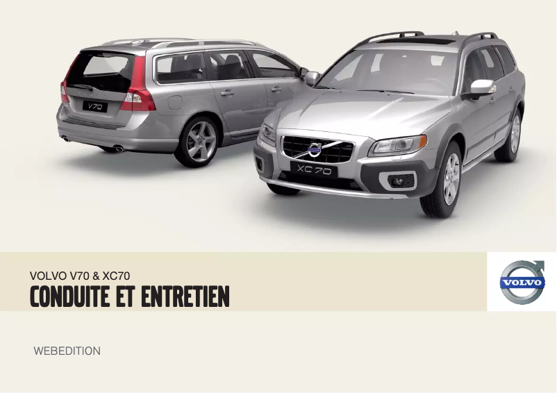 Page 1 de la notice Manuel utilisateur Volvo XC70 (2009)