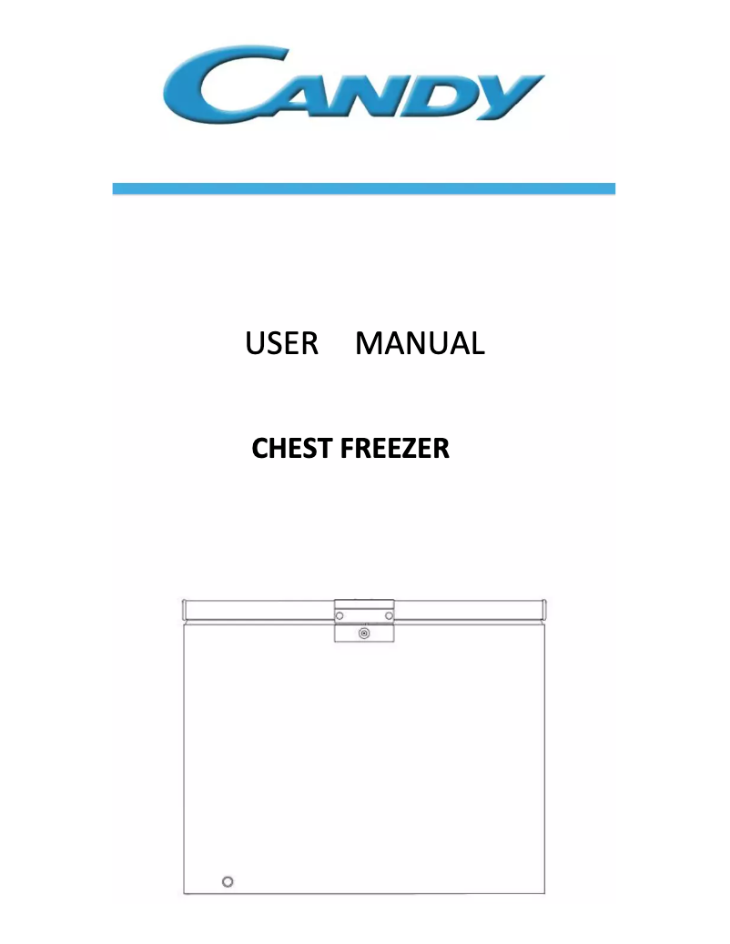 Page 1 de la notice Manuel utilisateur Candy CHAE 1032W