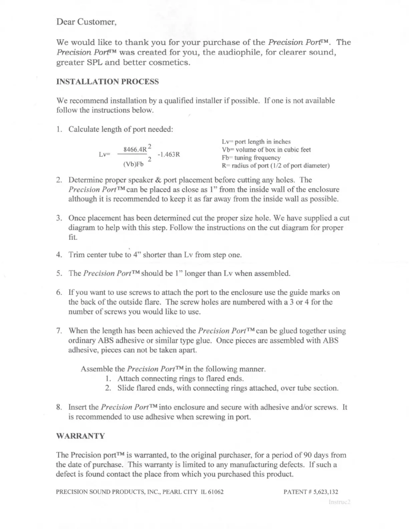 Page 1 de la notice Manuel utilisateur Metra PSP3