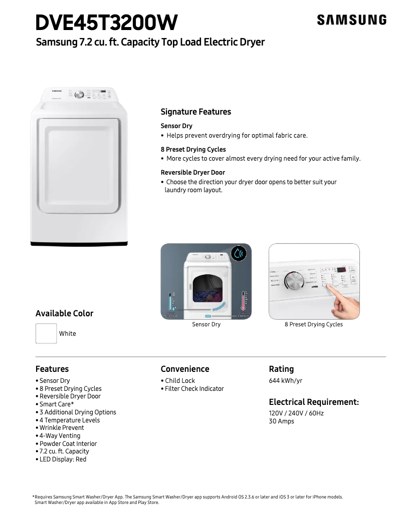 Image de la première page du manuel de l'appareil DVE45T3200W