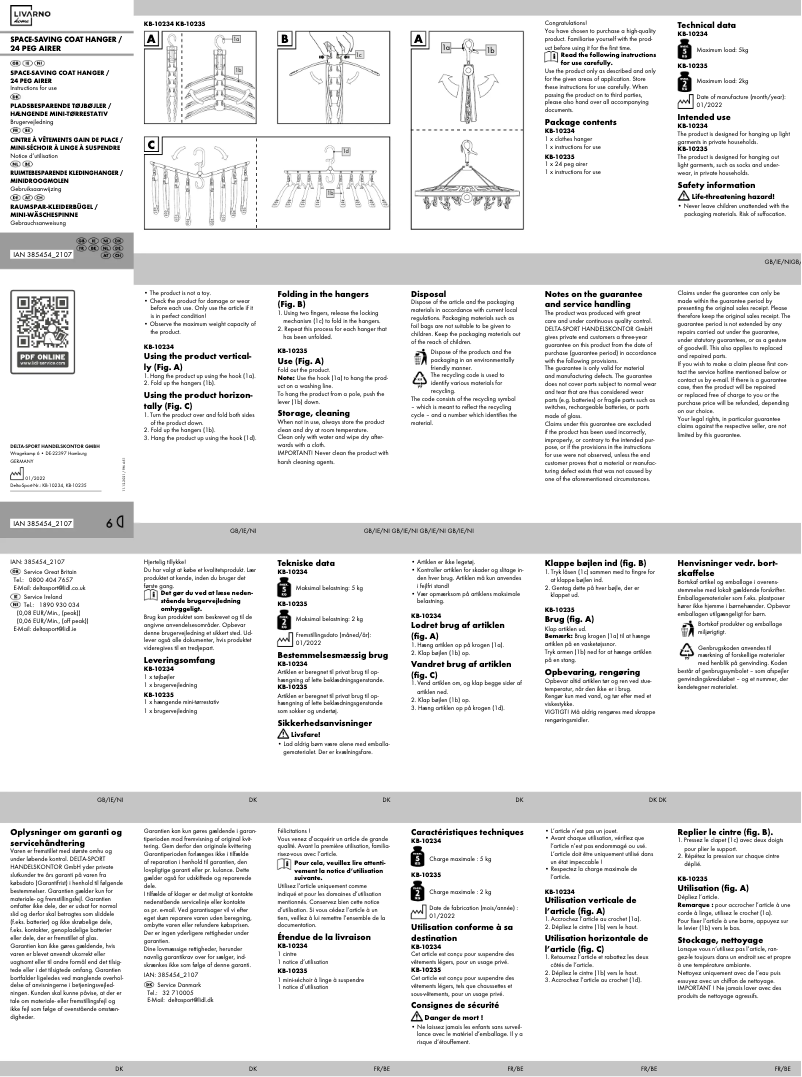 Page n°1 - Manuel utilisateur Livarno Lux IAN 385454