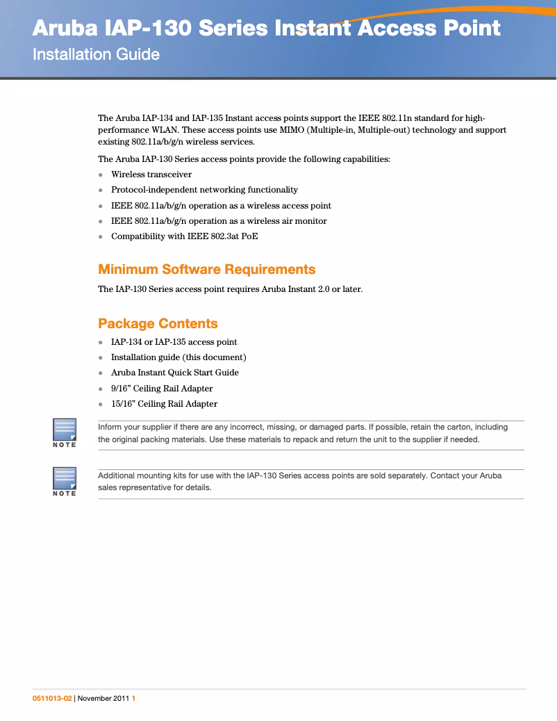 Image de la première page du manuel de l'appareil Instant IAP-135