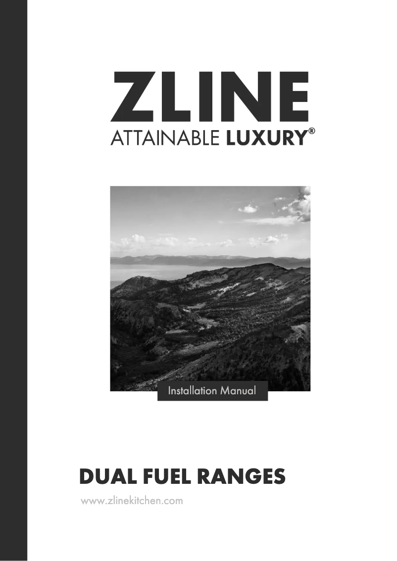 Page 1 de la notice Guide d'installation ZLine RA-BLM-36