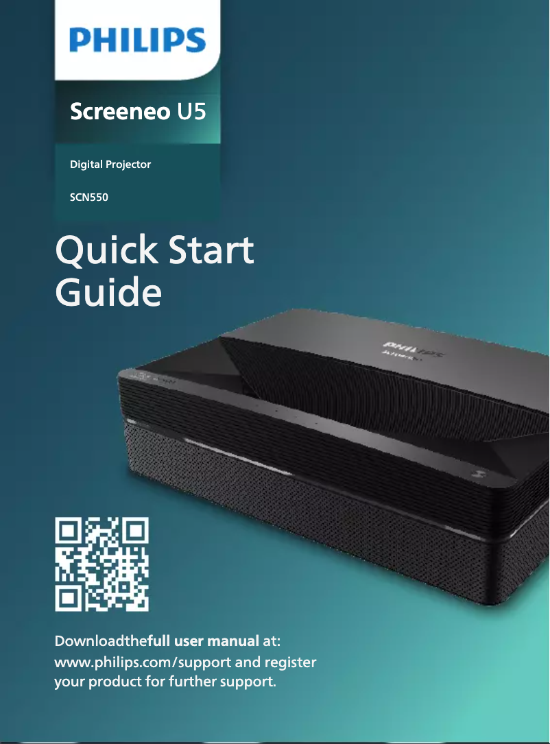 First page image of the manual for Screeneo U5 SCN550