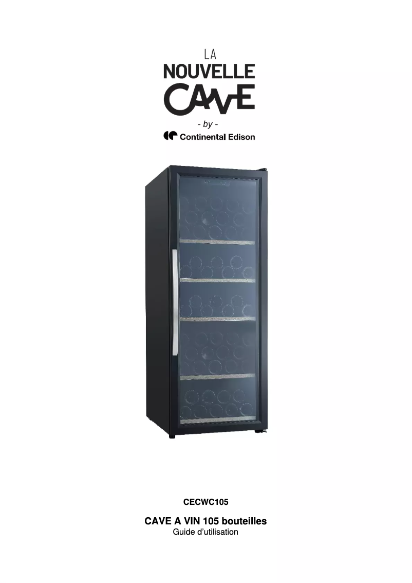 Image de la première page du manuel de l'appareil CECWC105A