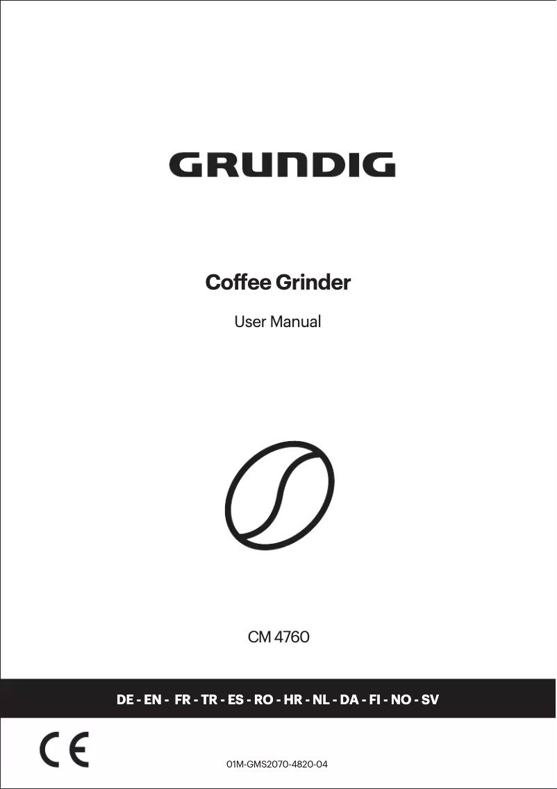 Page n°1 - Manuel utilisateur Grundig CM 4760