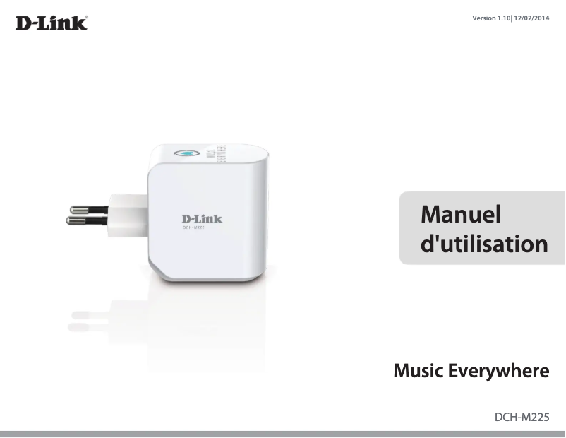 Page 1 de la notice Manuel utilisateur D-Link DCH-M225
