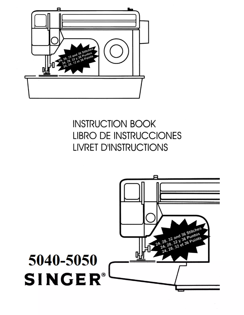 Page n°1 - Manuel utilisateur Singer 5040
