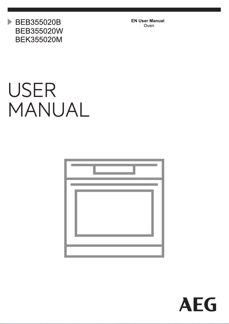 Page n°1 - Manuel utilisateur AEG BEB355020W