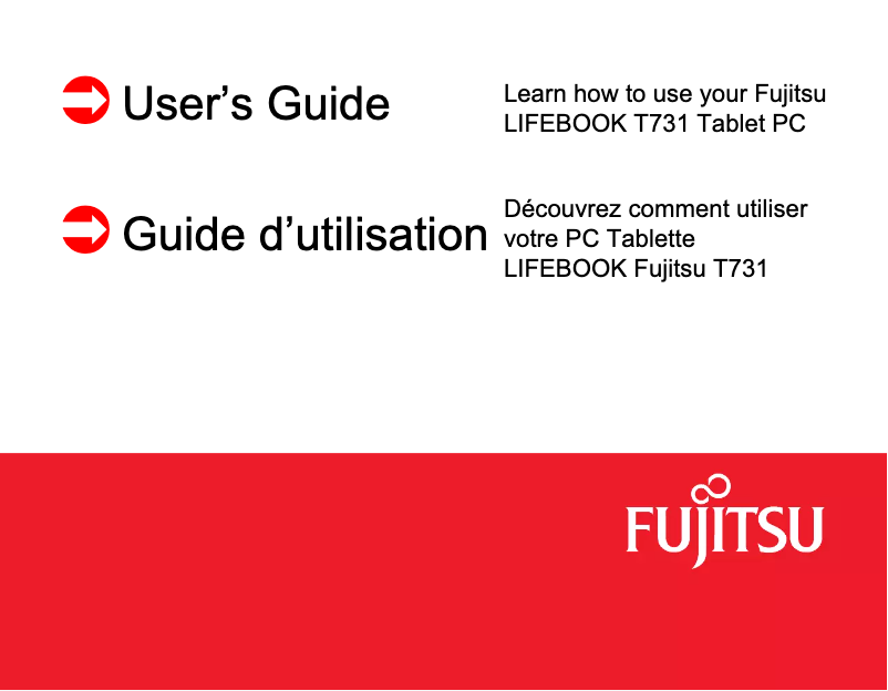 Page n°1 - Manuel utilisateur Fujitsu LifeBook T731