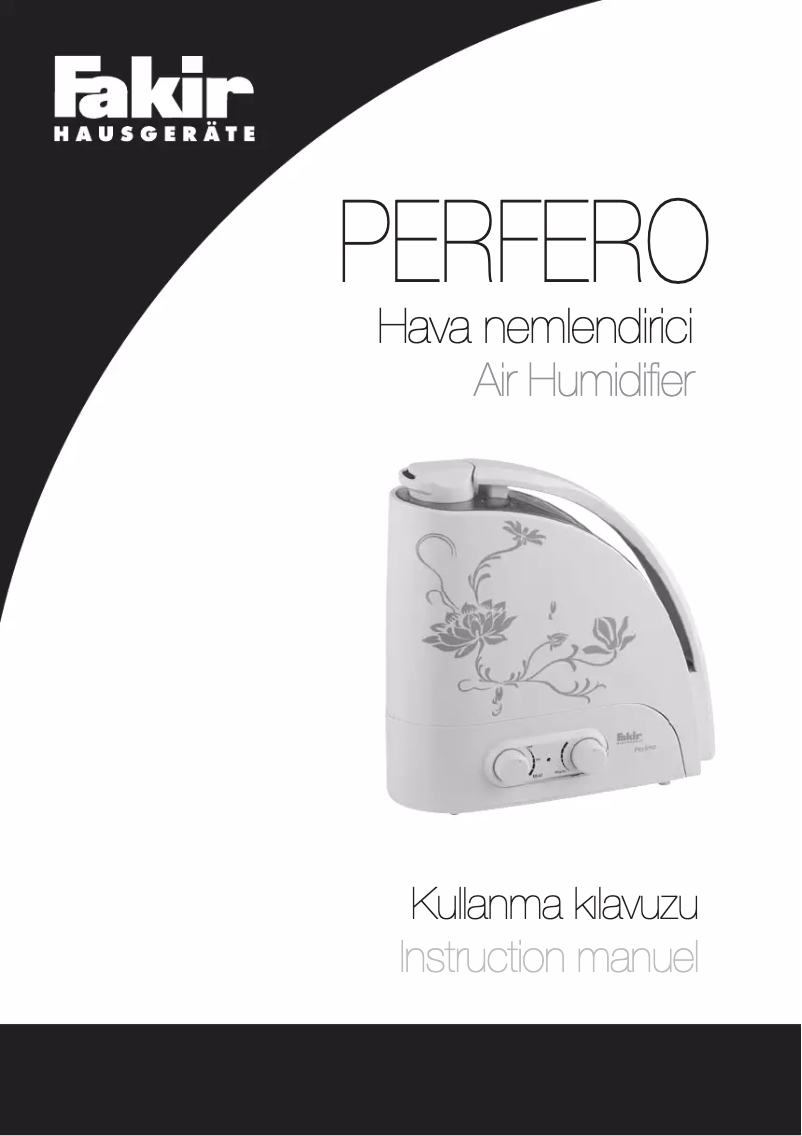 Page n°1 - Manuel utilisateur Fakir Perfero