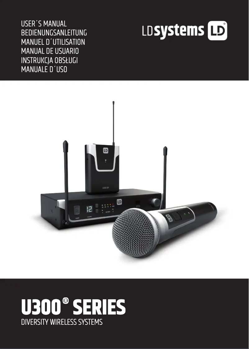 Página 1 del manual Manual de usuario LD Systems U305 MD