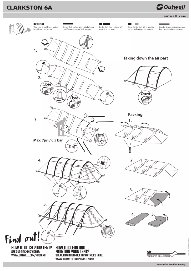 Imagen de la primera página del manual del dispositivo Clarkston 6A