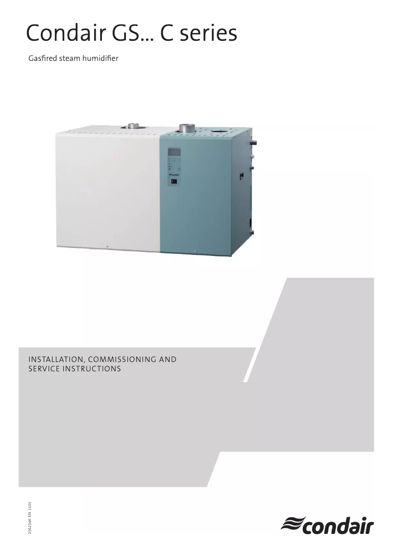 Page n°1 - Manuel utilisateur Condair GS