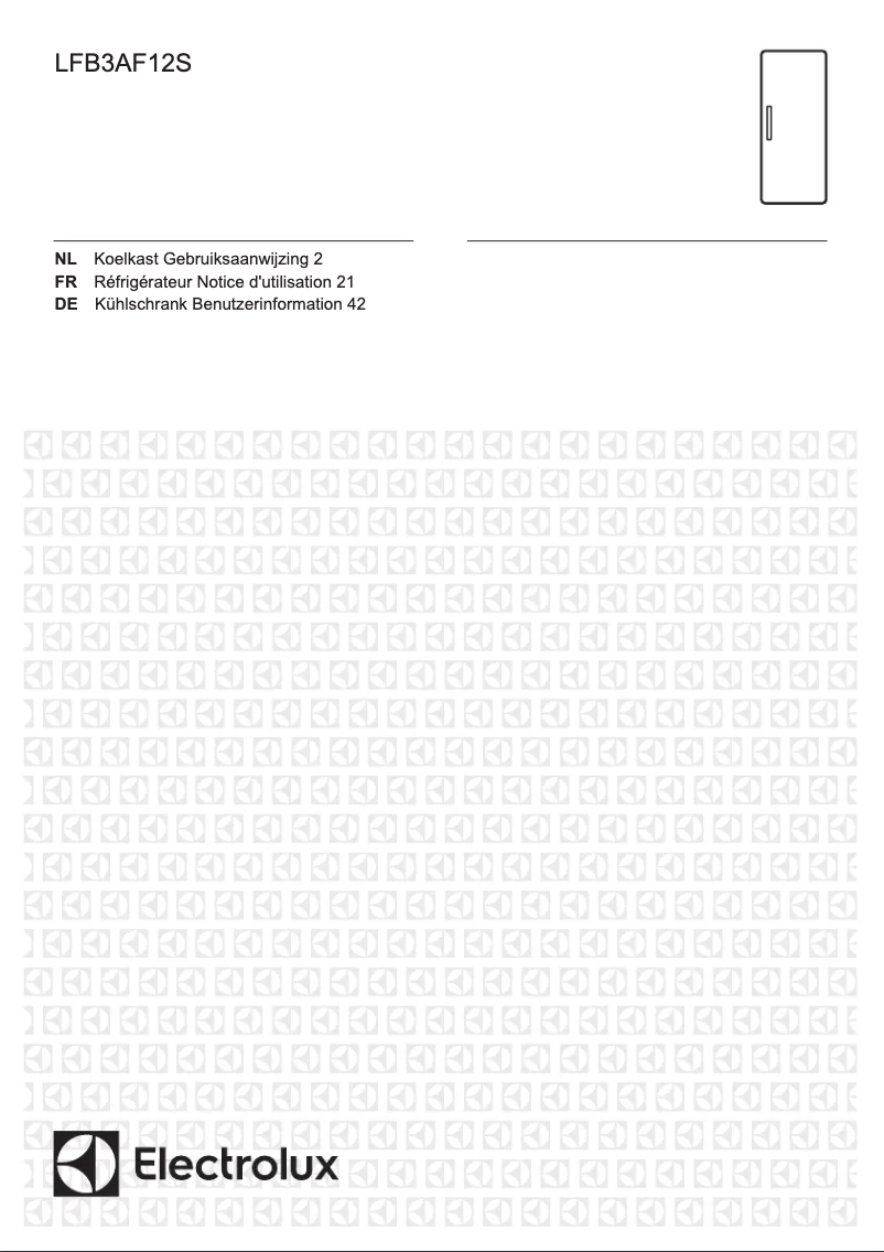 Image de la première page du manuel de l'appareil LFB3AF12S