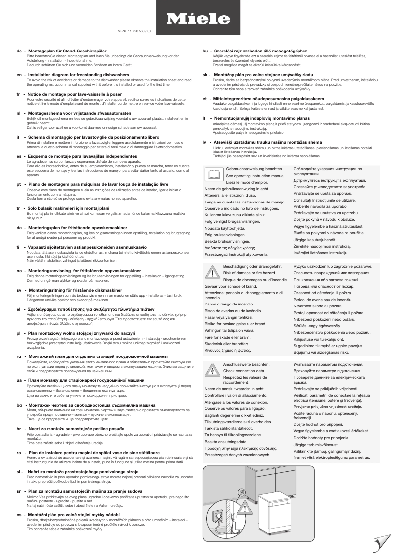 Image de la première page du manuel de l'appareil G 7110 SC Front AutoDos