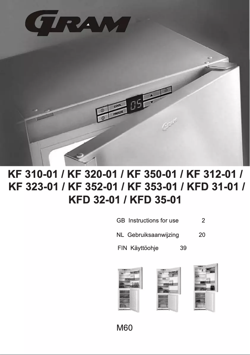 Image de la première page du manuel de l'appareil KF320