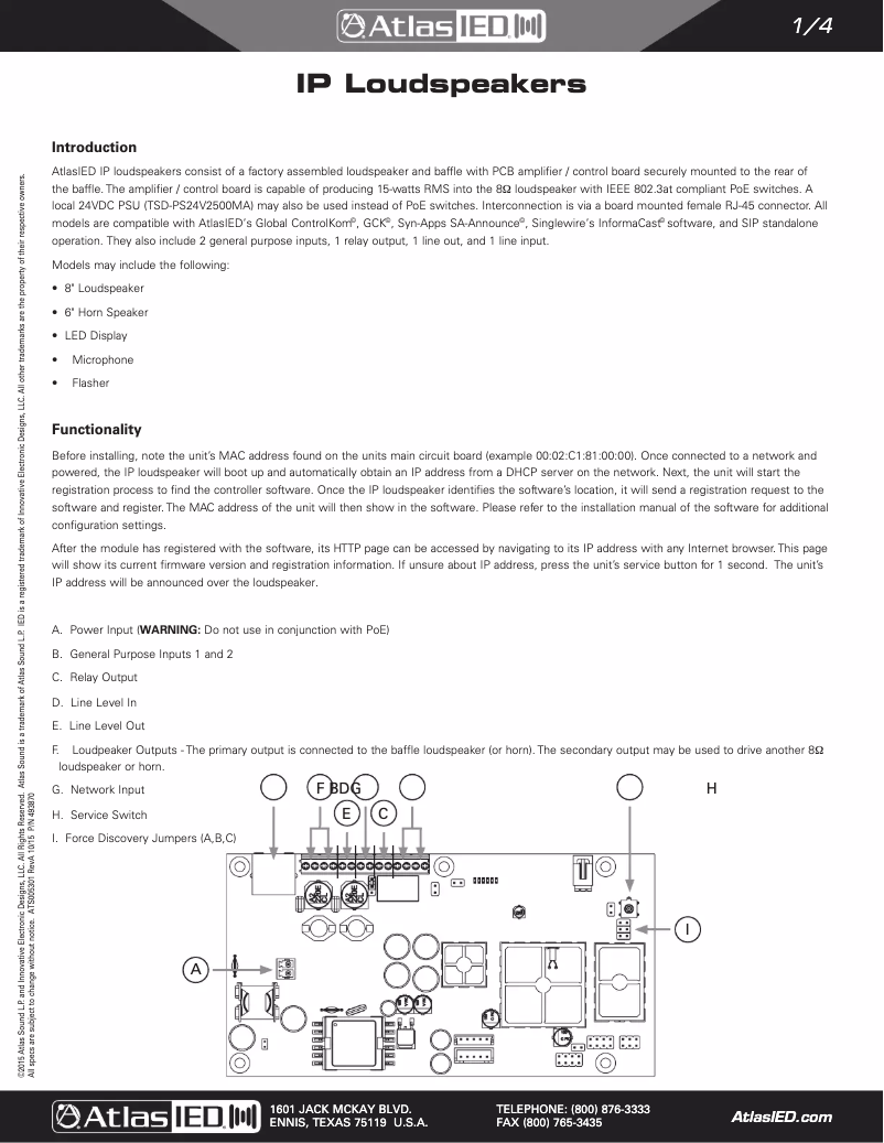 Imagen de la primera página del manual del dispositivo I8SCMF+