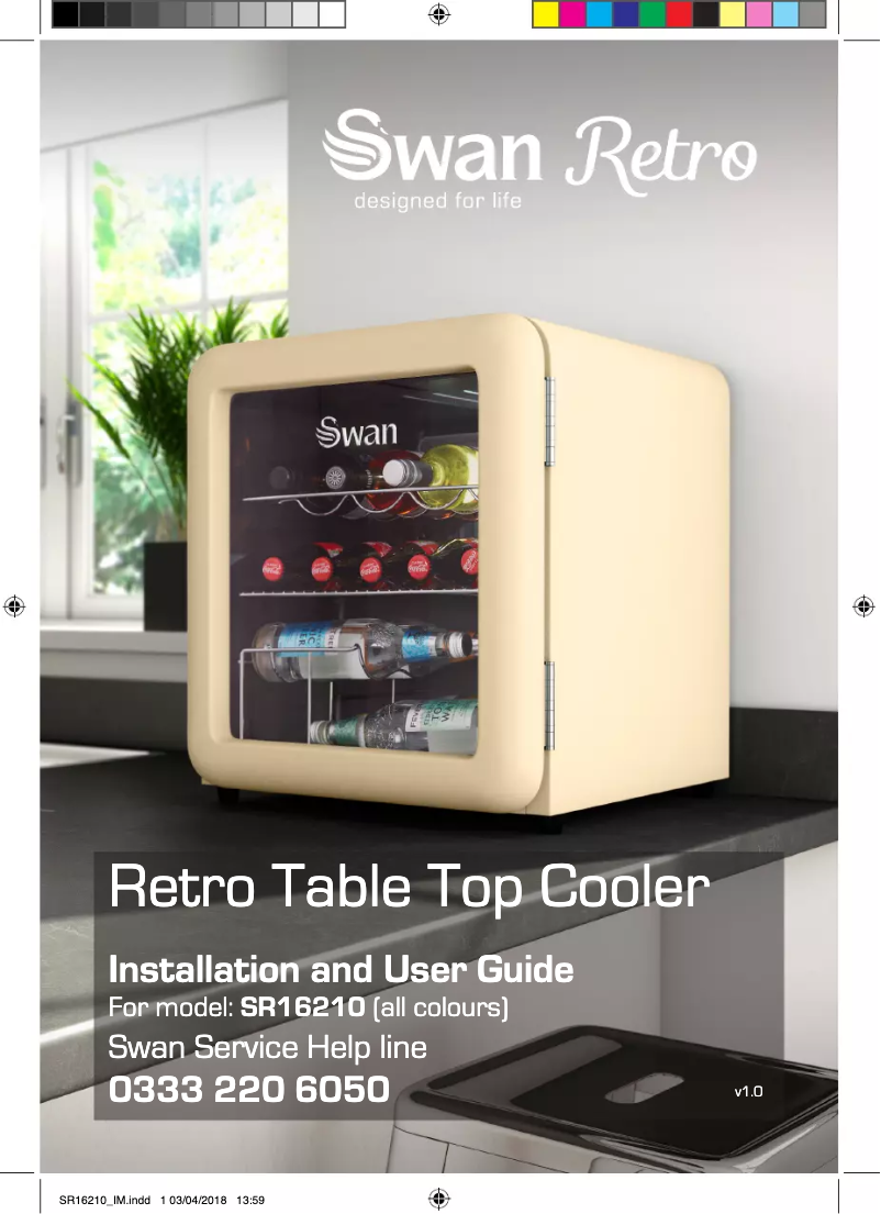 Page n°1 - Manuel utilisateur Swan SR16210CN