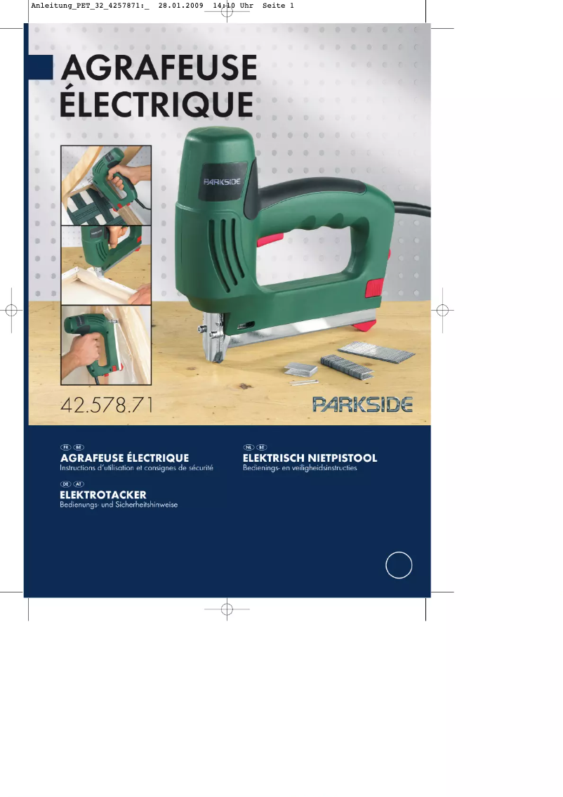 Image de la première page du manuel de l'appareil PET 32