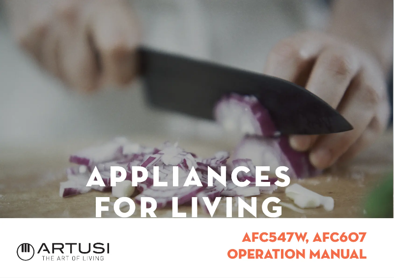 Page 1 de la notice Manuel utilisateur Artusi AFC607B