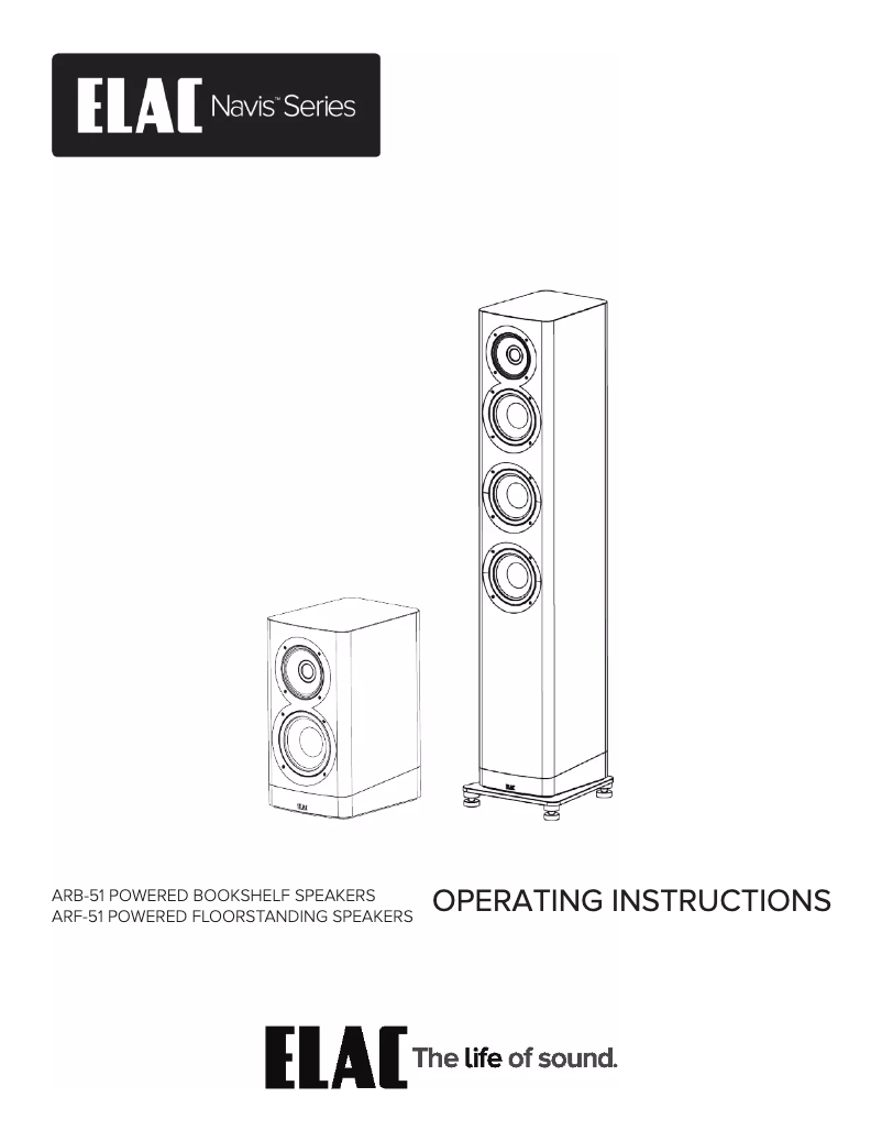 Page n°1 - Mode d'emploi ELAC Navis ARF-51