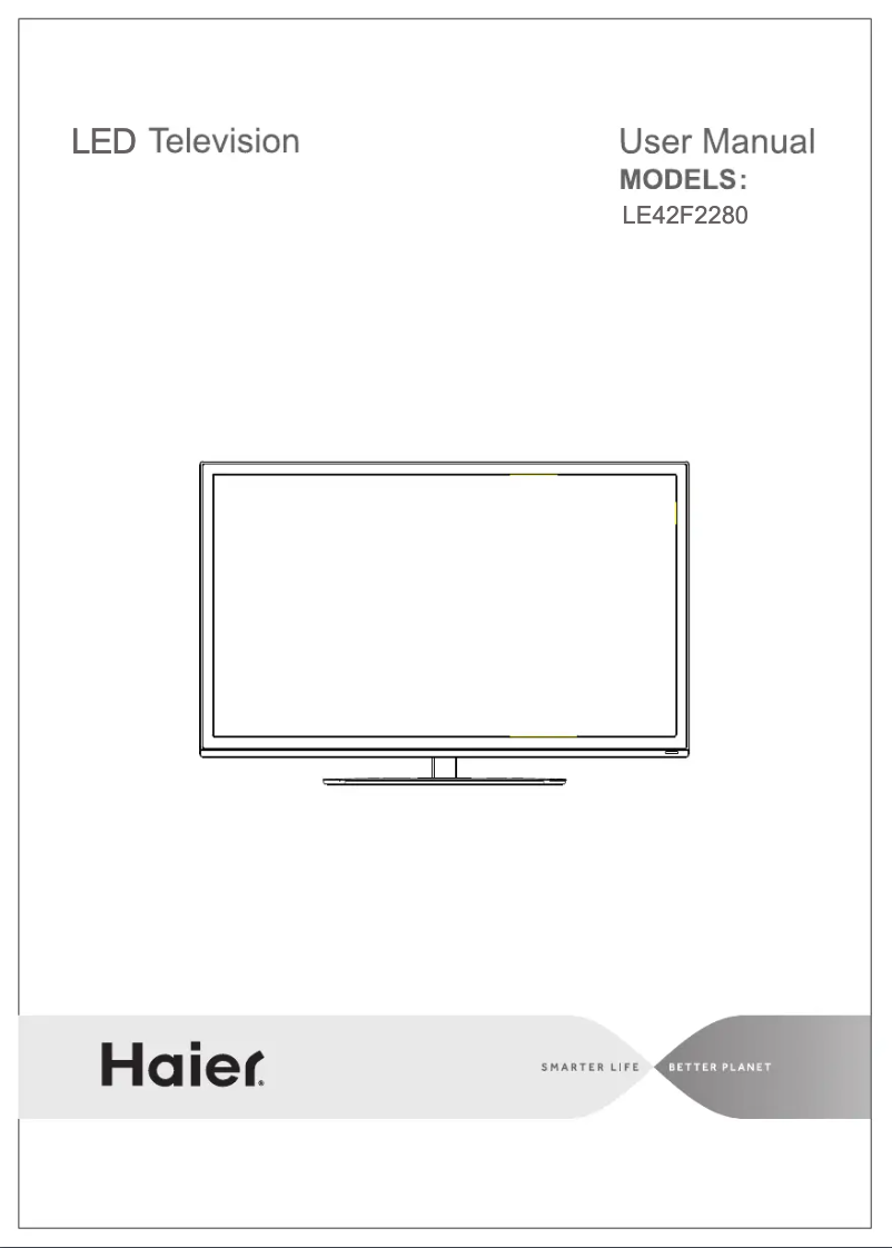 Page n°1 - Manuel utilisateur Haier LE42F2280