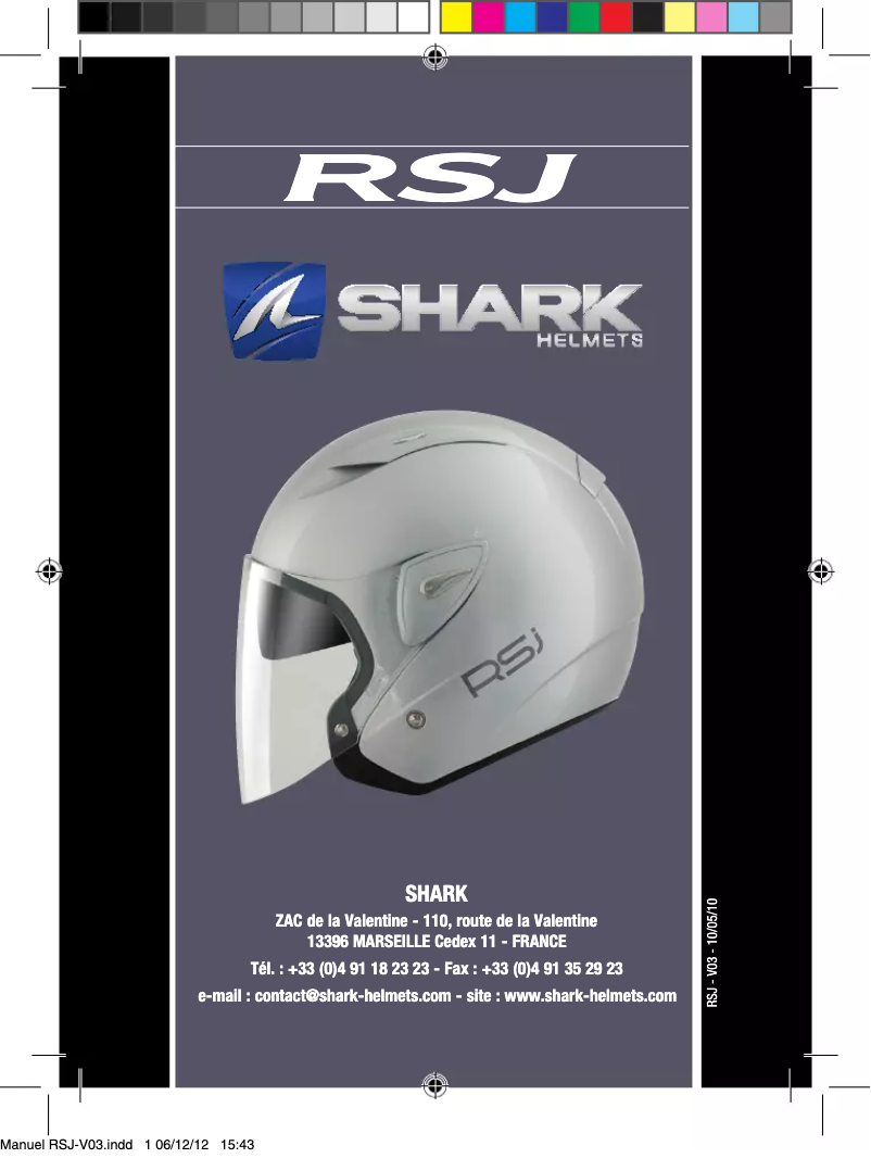 Page 1 de la notice Manuel utilisateur Shark RSJ