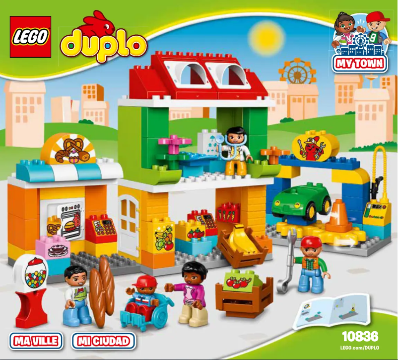 Page 1 de la notice Manuel utilisateur Lego Duplo 10836