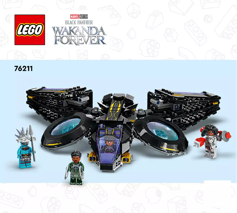 Image de la première page du manuel de l'appareil Marvel Studios 76211