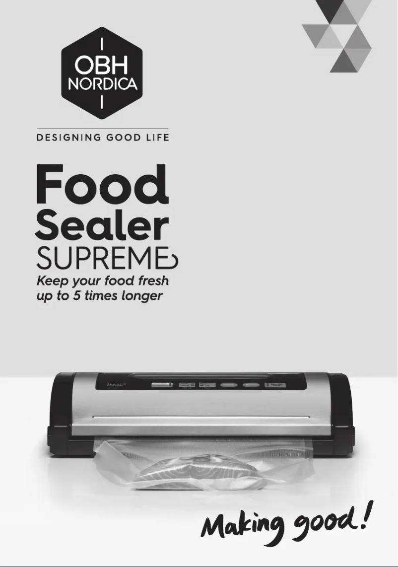 Page 1 de la notice Manuel utilisateur OBH Nordica Supreme 7949