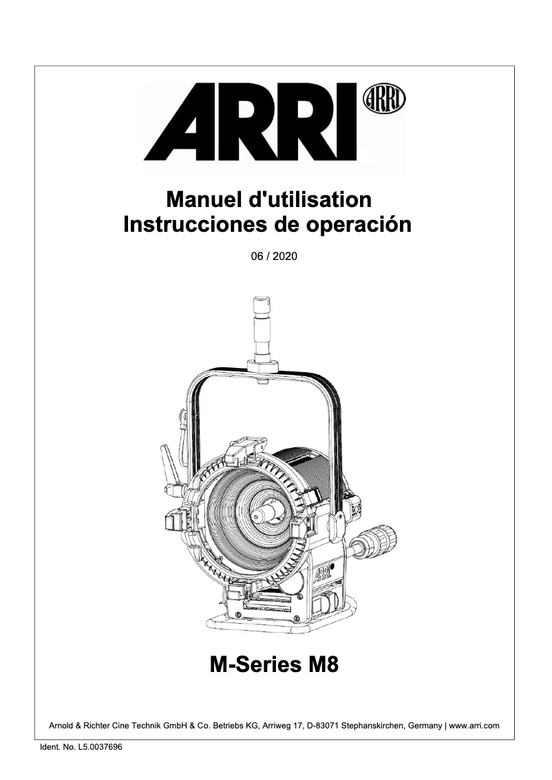 Imagen de la primera página del manual del dispositivo M8