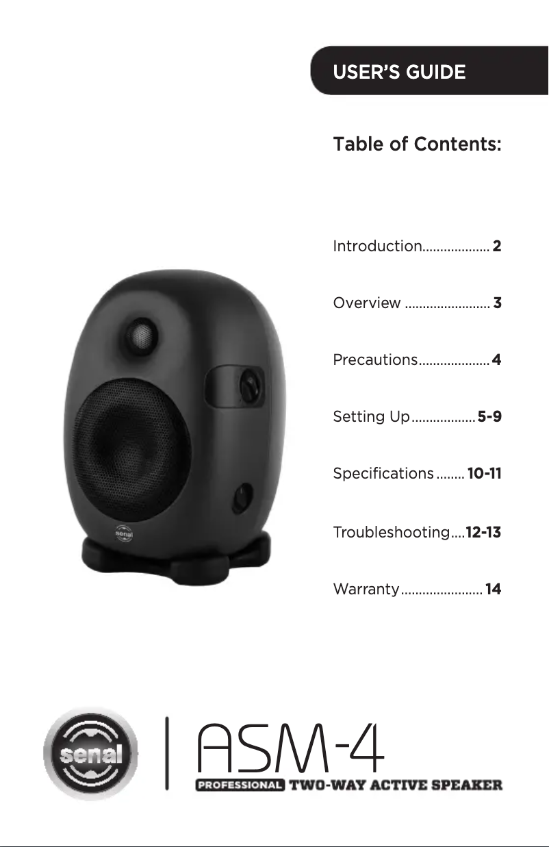 Image de la première page du manuel de l'appareil ASM-4