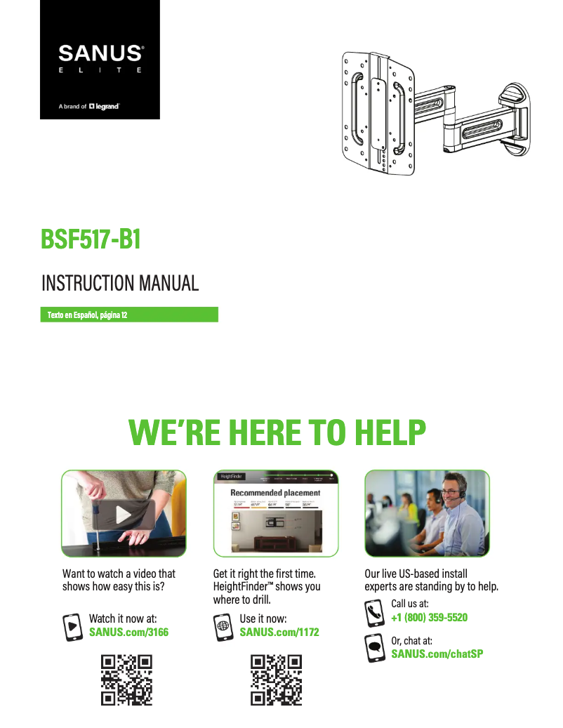 Image de la première page du manuel de l'appareil BSF517