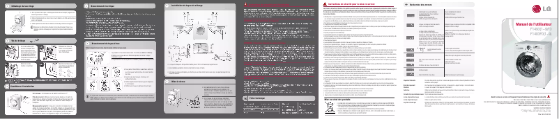 Page 1 de la notice Manuel utilisateur LG F14931FD