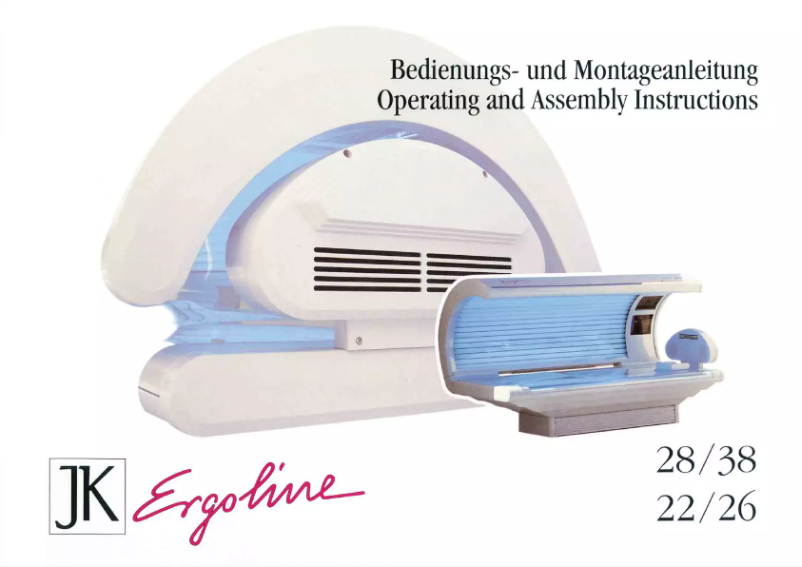 Page 1 de la notice Manuel utilisateur JK Ergoline 22