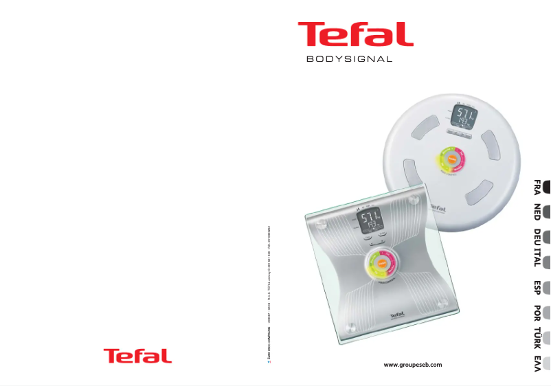 Page 1 de la notice Manuel utilisateur Tefal Bodysignal BM3021N0