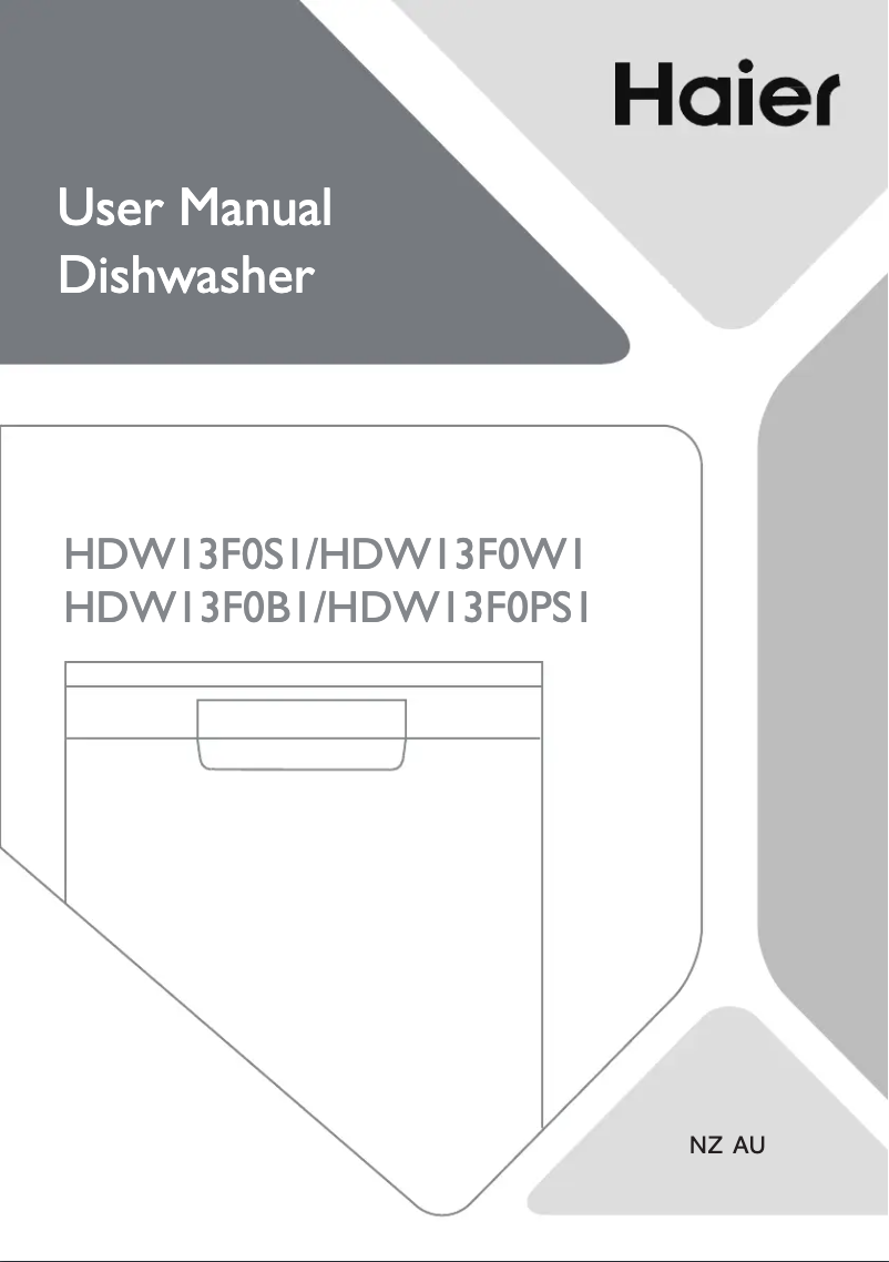 Page 1 de la notice Manuel utilisateur Haier HDW13F0W1