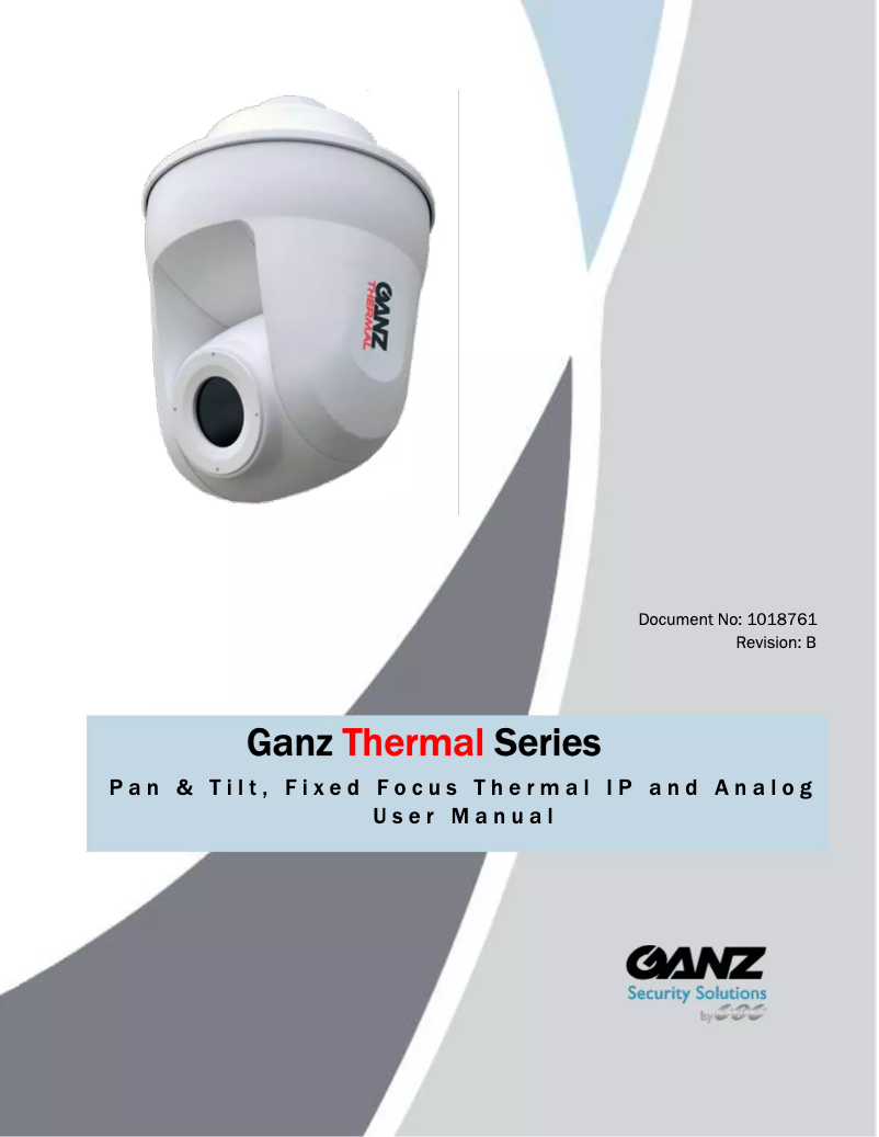 Page n°1 - Manuel utilisateur Ganz ZNT6-PAT2FN24