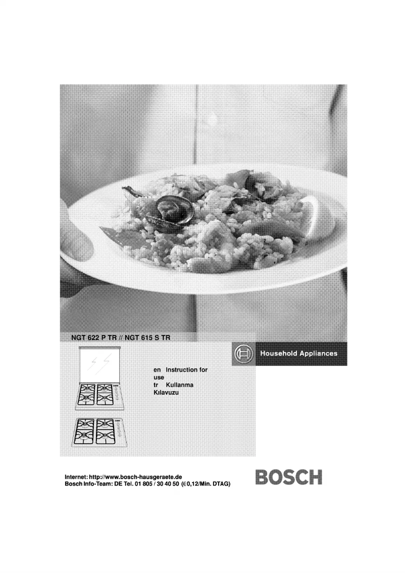 Page 1 de la notice Manuel utilisateur Bosch NGT622PTR