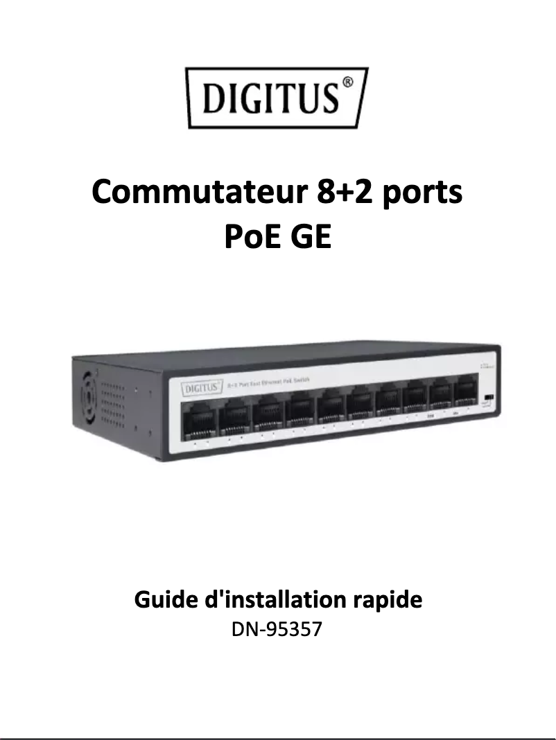 Page n°1 - Manuel utilisateur Digitus DN-95357