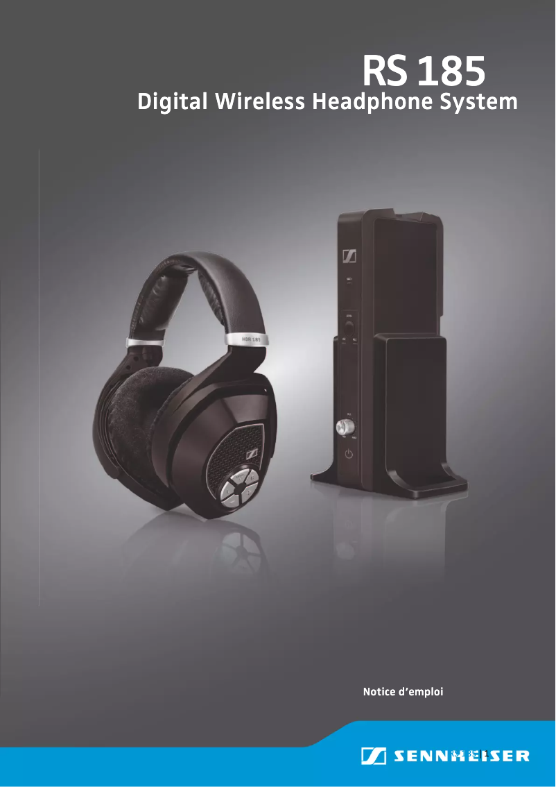 Page 1 de la notice Manuel utilisateur Sennheiser HDR 185